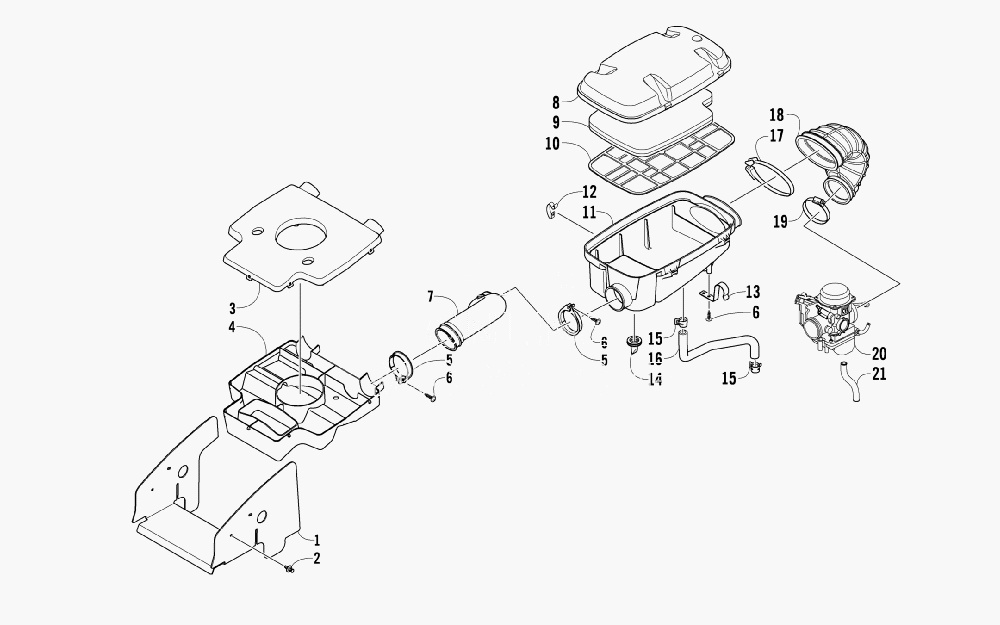 ArcticCat 0410-173 HOSE, VENT - CRANKCASE