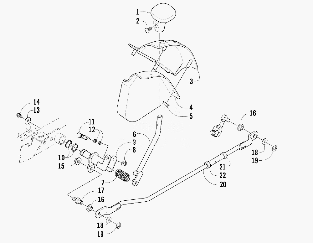 ArcticCat 0123-917 ...NUT, HEX - LEFT-HAND THREAD