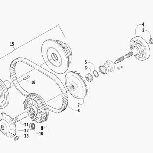 ArcticCat 0823-197 SHOE, CLUTCH - ASSEMBLY
